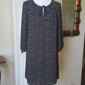 Loose floral sheath dress